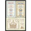 Image 2 : Austria-Hungary WW I P.O.W. Camp Scrip Trio, ca.1915-1918.