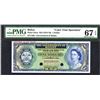 Image 1 : Government of Belize 1974-76 Issue Color Trial Banknote.