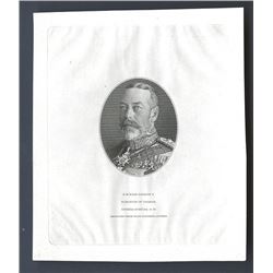 King George V ND ca.1923-25 Proof Vignette of King George V.
