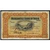 Image 1 : Mercantile Bank of India, 1916 "Shanghai" Issue Banknote.