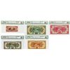 Image 1 : Provincial Bank of Three Eastern Provinces, 1929 Specimen Set of 6 Notes.