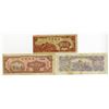 Image 1 : Bank of Chang Chung 1948 Banknote Trio.