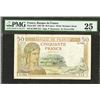 Image 1 : Banque De France, 1938 Issue Banknote.