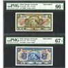 Image 1 : Banque Nationale De La Republique D'Haiti, ND (1925-32) Specimen Banknote Pair.