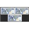 Image 2 : Bank Markazi Iran, ND (1974) Issue, Trio of Issued Notes