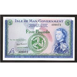 Isle of Man Government, 1961 ND Issue Banknote Rarity.