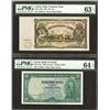 Image 1 : Bank of Latvia and State Treasury Note ca.1930's Pair.