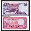 Image 2 : Bank of Uganda, 1966 ND Issue Specimen Banknote pair.