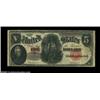 Image 1 : Fr. 87 $5 1907 Inverted Reverse Legal Tender. Fine. One of only three inverts reported for this Frie