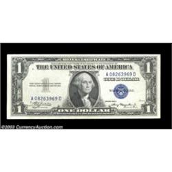 Fr. 1608 $ 1935A Inverted Reserve Silver Certificate. Choice Crisp Uncirculated. A lovely invert tha