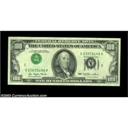 Fr. 2168-A $100 1977 Federal Reserve Note. Gem Crisp Uncirculated.  One of an incredible three inver