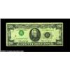 Image 1 : Fr. 2071-B $20 1974 Federal Reserve Note, Very Good-Fine. A surprisingly well circulated $20 FRN wit