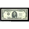 Image 1 : Fr. 1984-E $5 1995 Federal Reserve Note. Choice About Uncirculated. Virtually the entire green ink p
