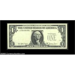 Fr. 1910-E $1 1977A Federal Reserve Note. Gem Crisp Uncirculated. Third printing on reverse.  Import