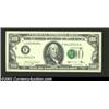 Image 1 : Fr. 2173-F $100 1990 Federal Reserve Note. Gem Crisp Uncirculated. The third printing is shifted qui