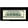 Image 2 : Fr. 2175-L $100 1996 Federal Reserve Note. About Uncirculated. The reverse is both printed at an ang