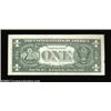 Image 2 : Fr. 1911-F $1 1981 Federal Reserve Note. Gem Crisp Uncirculated. A neat foldover which has a sliver
