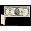 Image 1 : Fr. 1962-C $5 1950A Federal Reserve Note. Extremely Fine. A most interesting and dramatic error, wit
