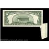 Image 2 : Fr. 1962-C $5 1950A Federal Reserve Note. Extremely Fine. A most interesting and dramatic error, wit