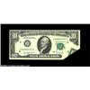 Image 1 : Fr. 2024-H $10 1977A Federal Reserve Note. Choice About Uncirculated.A nice printed foldover at the