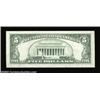 Image 2 : Fr. 1973-L $5 1974 Federal Reserve Note. Gem Crisp Uncirculated. A dark full 100% back on face offse