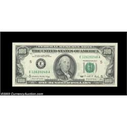Fr. 2172-E $100 1988 Federal Reserve Notes. Gem Crisp Uncirculated. A trio of these high denominatio