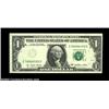 Image 1 : Fr. 1909-G $1 1977 Federal Reserve Note. Gem Crisp Uncirculated. A failure in the ink jet printer le