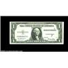 Image 1 : Fr. 1614 $1 1935E Silver Certificate. Extremely Fine+. A very distinctive obstruction error which ha