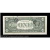 Image 2 : Fr. 2126-F $1 2001 Federal Reserve Note. Gem Crisp Uncirculated. An extraordinary error, as this not