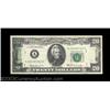 Image 7 : Four Small Size Fed Errors.Fr. 2011-G* $10 1950A Federal Reserve Note Fine, wide diagonal gutter fol