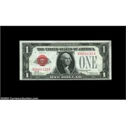 Fr. 1500 $1 1928 Legal Tender. Choice Crisp Uncirculated.Gem but for the typical tight margin, and b