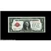 Image 1 : Fr. 1500 $1 1928 Legal Tender. Choice Crisp Uncirculated.Gem but for the typical tight margin, and b