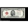 Image 1 : Fr. 1529 $5 1928D Legal Tender. Very Choice Crisp Uncirculated.A lovely note which is just a hair fr