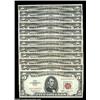 Image 1 : A Collection of $5 Legal Tender Notes.$5 1928 Choice Crisp Uncirculated; $5 1928A Choice Crisp Uncir