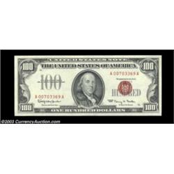 Fr. 1550 $100 1966 Legal Tender. CGA Gem Uncirculated 65.Another of the consecutive pair graded as G