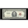 Image 1 : Fr. 1550 $100 1966 Legal Tender. CGA Gem Uncirculated 65.Another of the consecutive pair graded as G