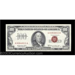 Fr. 1551 $100 1966A Legal Tender. Gem Crisp Uncirculated.A very well centered and brightly printed e