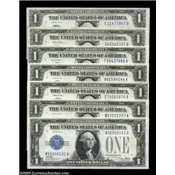 A Group of $1 1928 Silver CertificatesFr. 1600 $1 1928 Choice Crisp Uncirculated (2); Extremely Fine