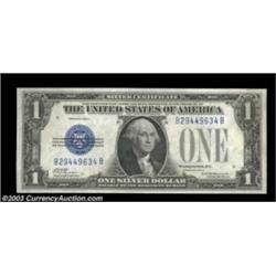Fr. 1603 $1 1928C Silver Certificate. Choice Crisp Uncirculated.Gem centering, but held from the hig