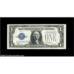 Fr. 1604 $1 1928D Silver Certificate. Gem Crisp Uncirculated.A very fresh example from the somewhat