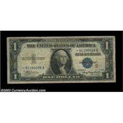 Fr. 1610* $1 1935A "S" Silver Certificate. Fine-Very Fine.A nice looking problem-free example of thi