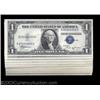 Image 1 : Fr. 1611 $1 1935B Silver Certificates. 42 Consecutive Low Serial Numbered Notes. Choice to Gem Crisp