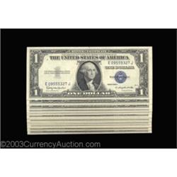 Fr. 1618 $1 1935H Silver Certificates. Gem Crisp Uncirculated.A fresh group of 27 consecutive Silver