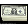 Image 1 : Fr. 1621 $1 1957B Silver Certificates. 54 Three Digit Serial Numbered Notes. Gem Crisp Uncirculated.