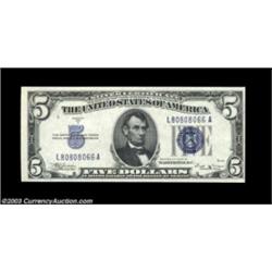Fr. 1652/Fr. 1653 $5 1934B/1934C Silver Certificates. Changeover Pair. Choice Crisp Uncirculated.A m