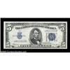 Image 1 : Fr. 1653/Fr. 1652 $5 1934C/1934B Silver Certificates. Reverse Changeover Pair. Choice Crisp Uncircul