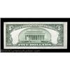 Image 4 : Fr. 1653/Fr. 1652 $5 1934C/1934B Silver Certificates. Reverse Changeover Pair. Choice Crisp Uncircul