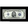 Image 1 : Fr. 1654 $5 1934D Narrow/$5 1934D Wide II Silver Certificates. Changeover Pair. Gem Crisp Uncirculat