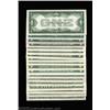 Image 2 : A Collection of $1 and $5 Silver CertificatesFr. 1600 $1 1928 Silver Certificate Gem Crisp Uncircula