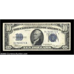 Fr. 1703 $10 1934B Silver Certificate. Crisp Uncirculated. A nicely centered example of a piece whic
